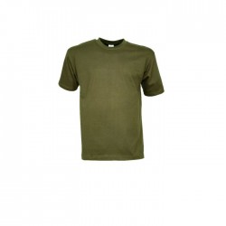 PERCUSSION MAGLIETTA 100% COTONE  FONDO UNICO VERDE