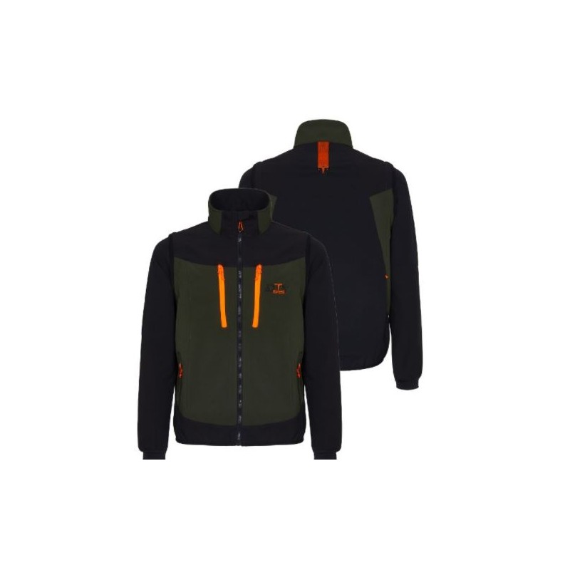 ZOTTA FOREST GIACCA DENVER MAN JACKET  SOFT SHELL CON MANICHE STACCABILI