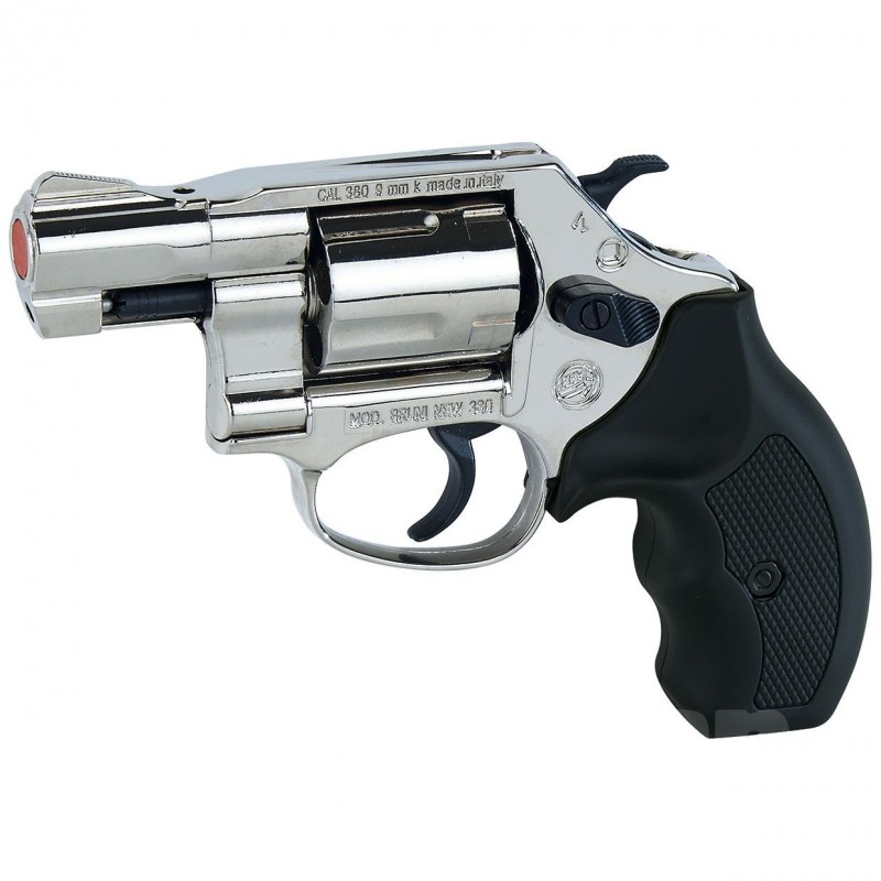 BRUNI REVOLVER A SALVE MOD NEW 380 2" NIKEL 5 COLPI CAL 380 PAK