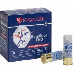 CARTUCCIA CAL 12 FIOCCHI BUCK SHOT PRATICAL SHOOTING OPEN 30 G. 12 70 16