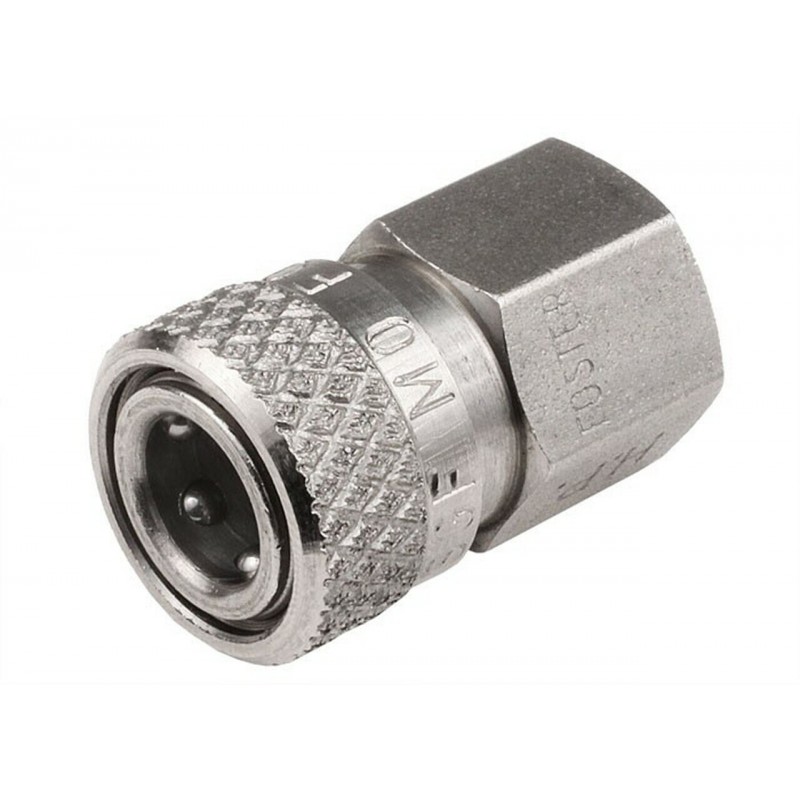 Connettore rapido FOSTER femmina - 1/8" BSP femmina in acciaio INOX.