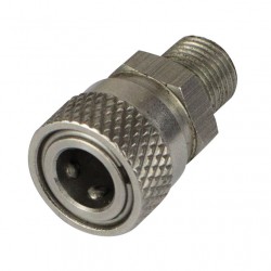 Connettore rapido FOSTER femmina - 1/8" BSP maschio in acciaio INOX.