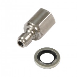 Connettore rapido FOSTER maschio - 1/8" BSP femmina in acciaio INOX