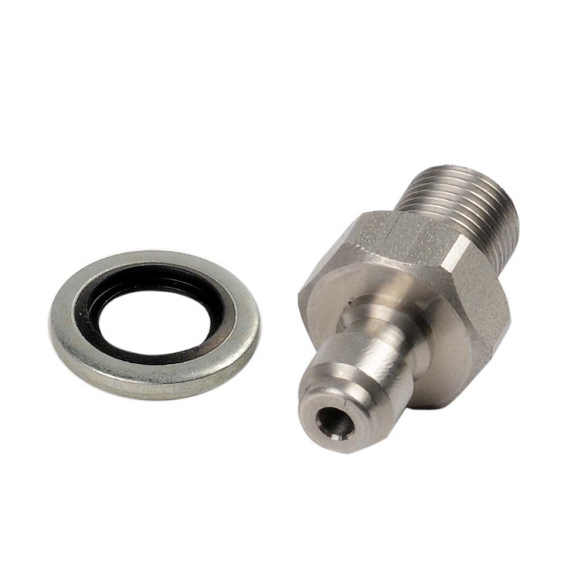Connettore rapido FOSTER maschio - 1/8" BSP maschio in acciaio INOX