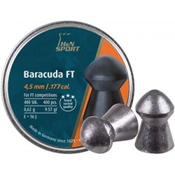 H&N DIABOLO BARACUDA FT 4.51MM CONF. 400 PZ