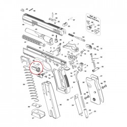 CZ 75 SP01 slide stop.