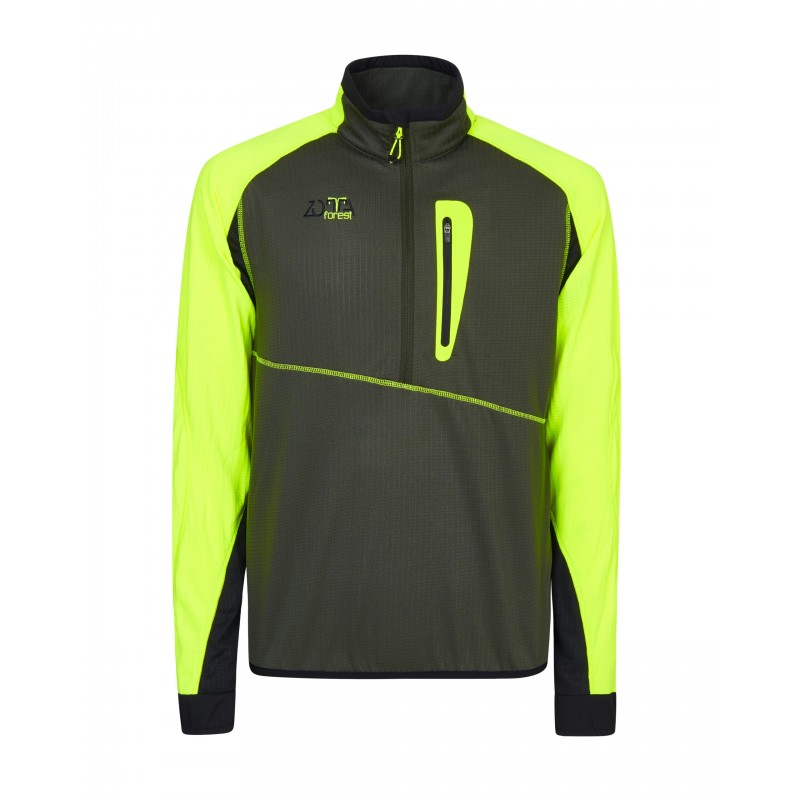 ZOTTA FOREST GIACCA PILE LAVAREDO HALF ZIP MAN FLEECE
