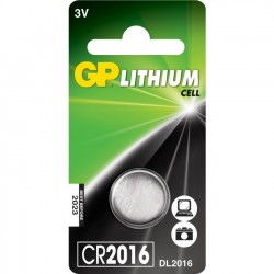GP LITHIUM BATTERIA CR2016...