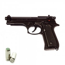 BRUNI PISTOLA A SALVE MOD BERETTA 92 NERA CAL 8 AUTOMATICA